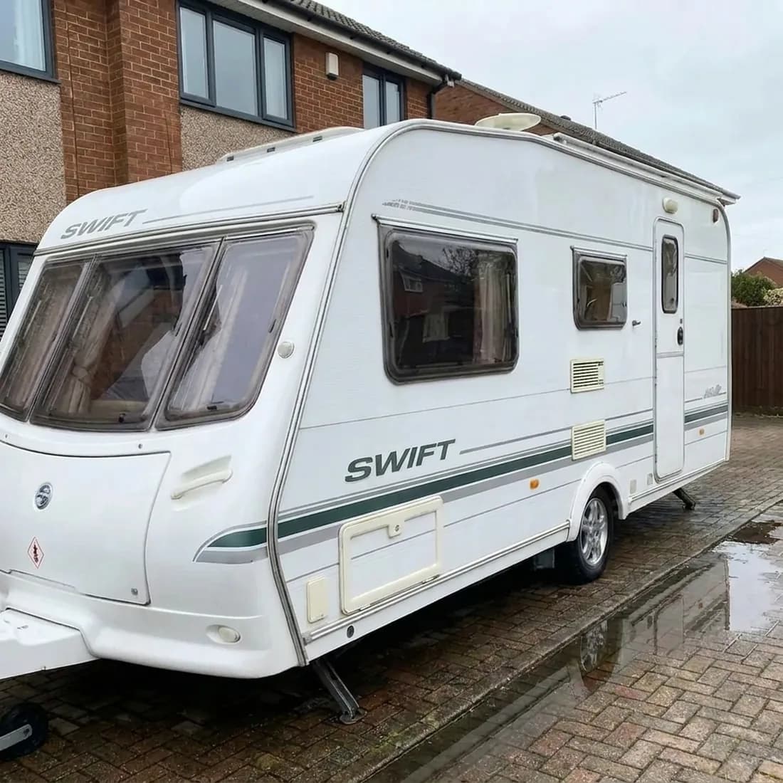 Refitted caravan skylight seal after repair