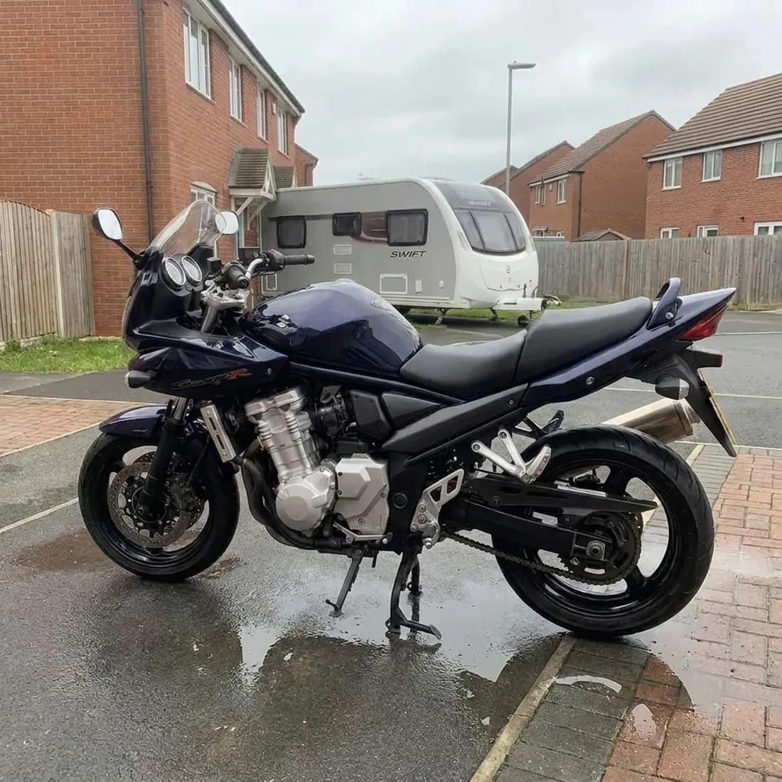 Same motorbike valeted to a showroom shine