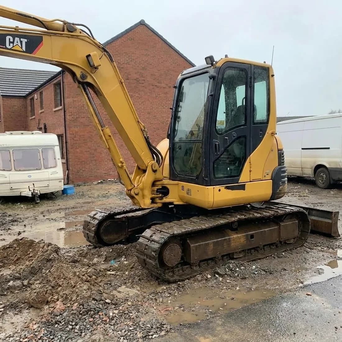 Site plant cleaned down at a depot