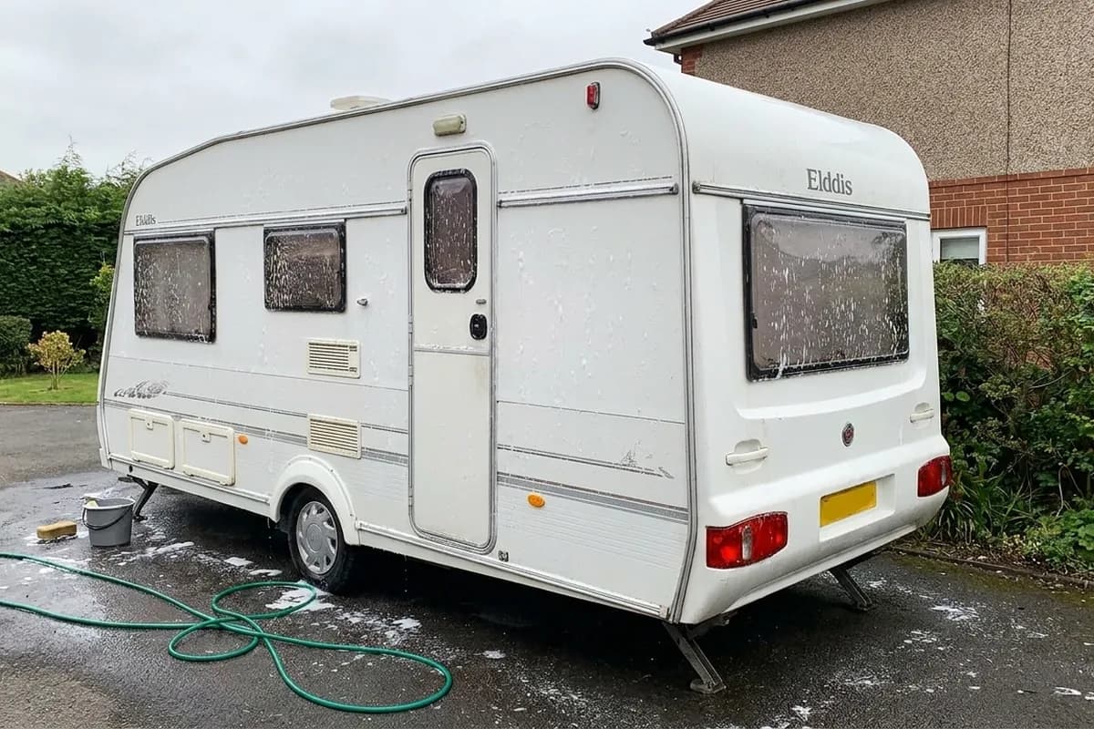 Caravan & Motorhome Repairs in progress